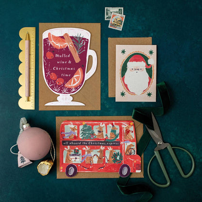 Carte de Noël vin chaud | Cartes de vœux | Noël 2026