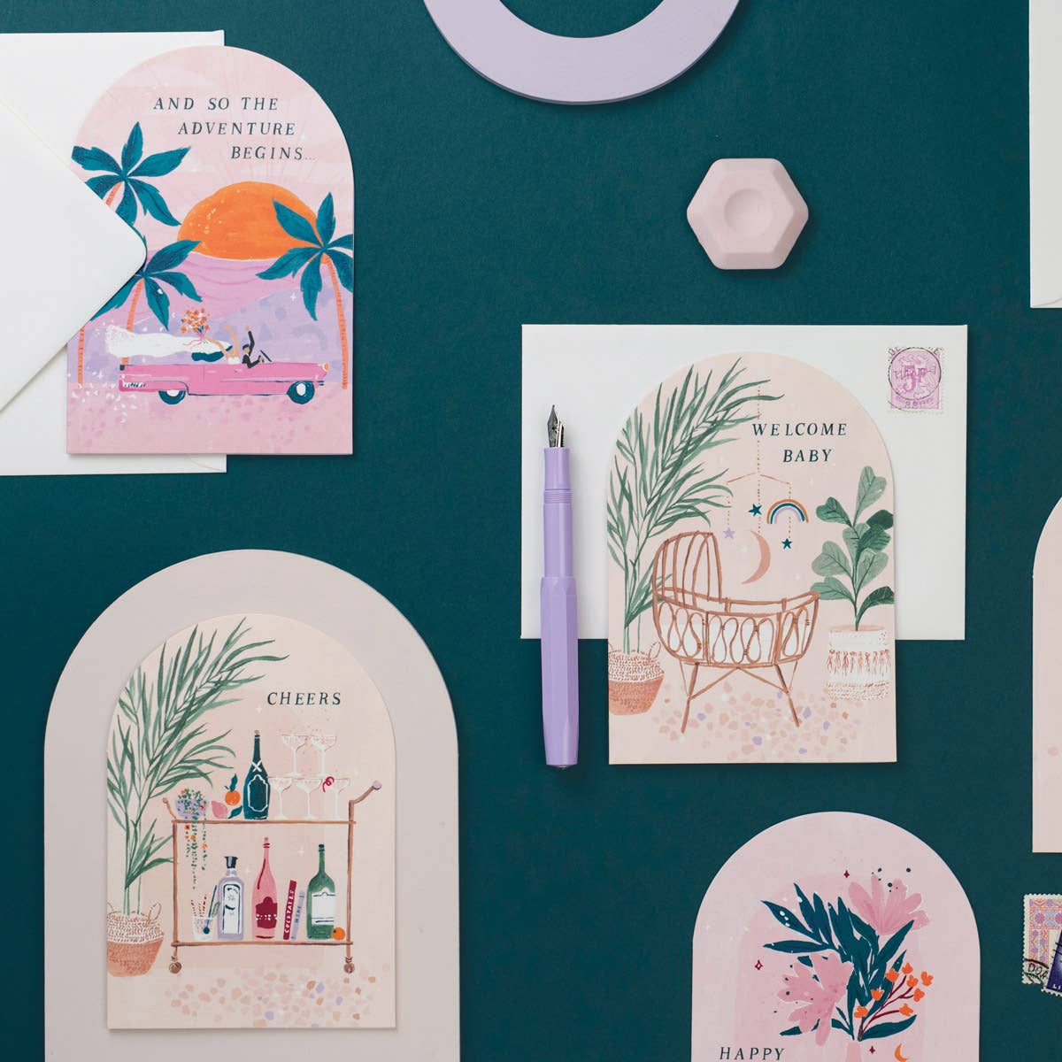 Welcome Baby Card | New Baby Card | SISTER PAPER CO