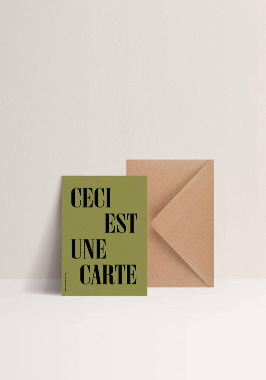Carte -   Ceci est une Carte
