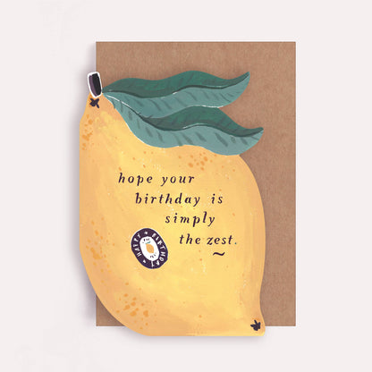 Carte d'anniversaire Lemon Zest | SISTER PAPER CO