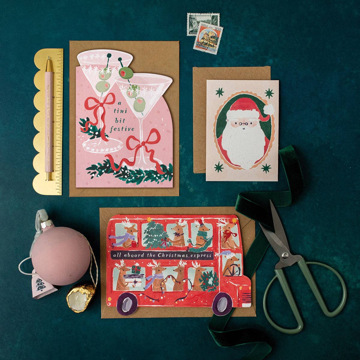 Carte de Noël Tini Bit festive | Cartes de vœux 2026