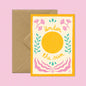 Under the sun | carte postale citation positive soleil joie