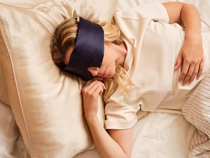 Masque de Nuit Bandeau Pure Soie: Leopard  EMILY'S PILLOW