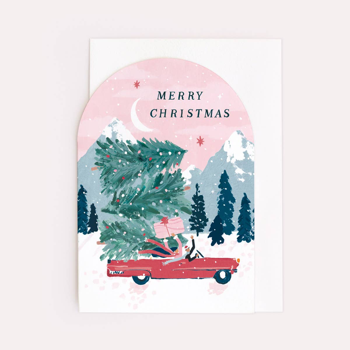 Cartes de Noël en voiture | Carte de vœux | SISTER PAPER CO
