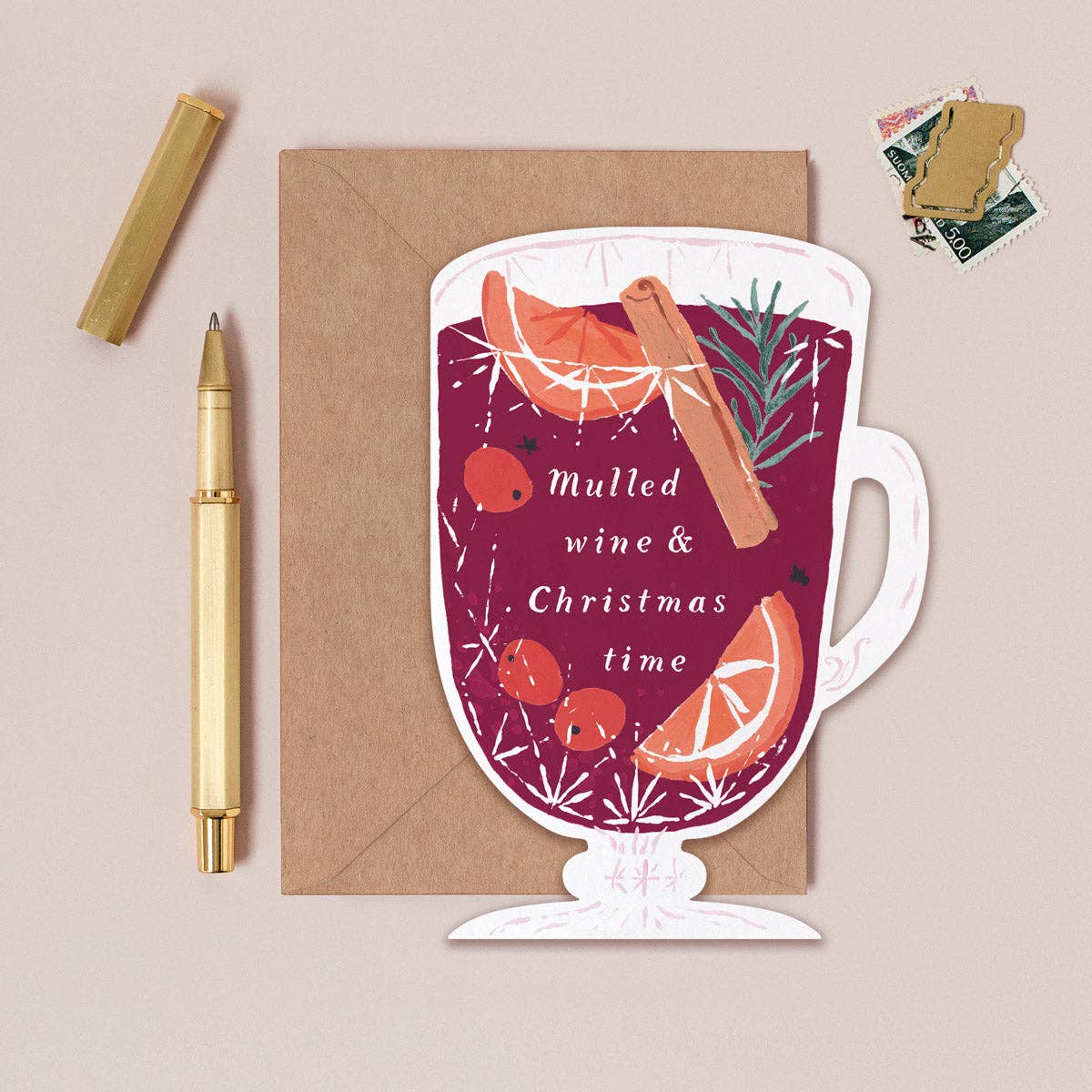 Carte de Noël vin chaud | Cartes de vœux | Noël 2026