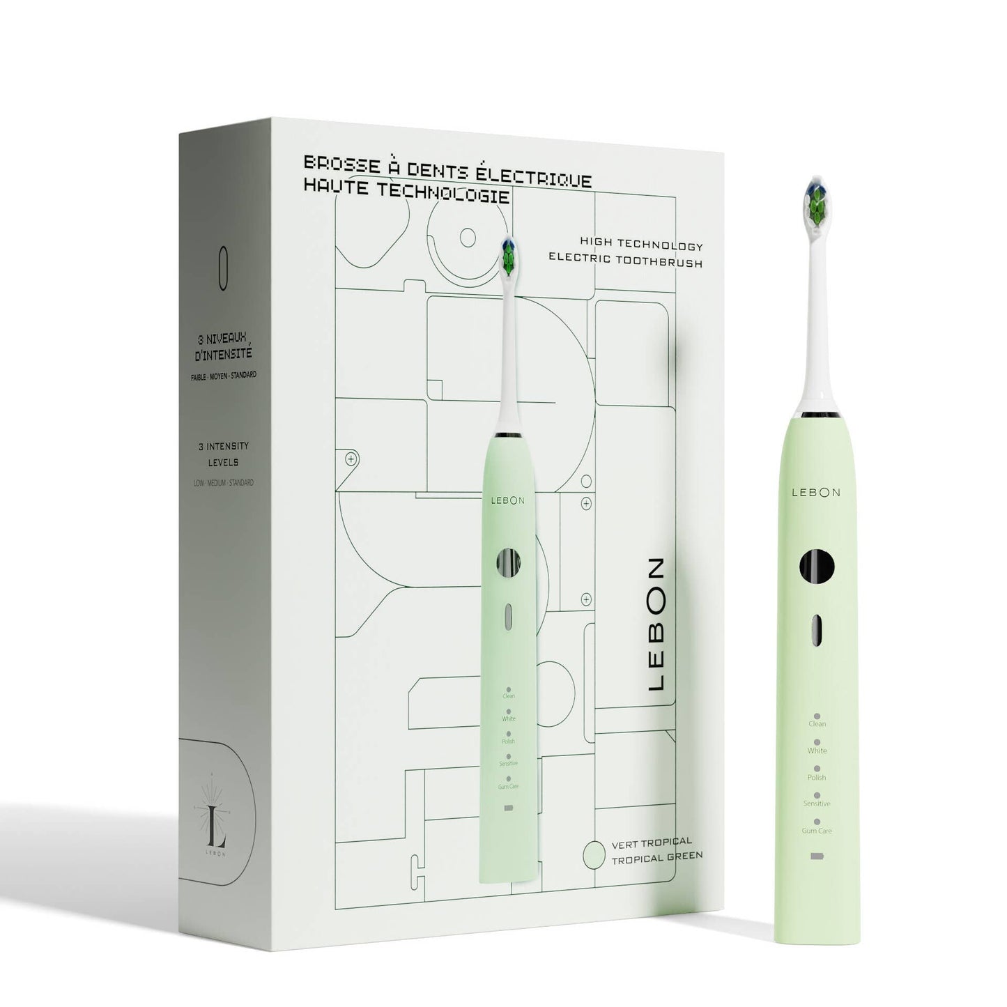 Brosse à dents électrique: Sable d'été - LEBON