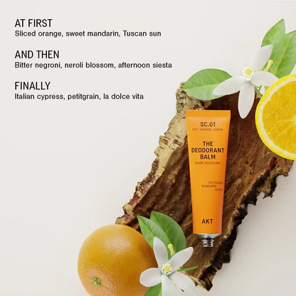Le Baume Déodorant SC.01 Verger d'orangers - Sans aluminium, Végan AKT London