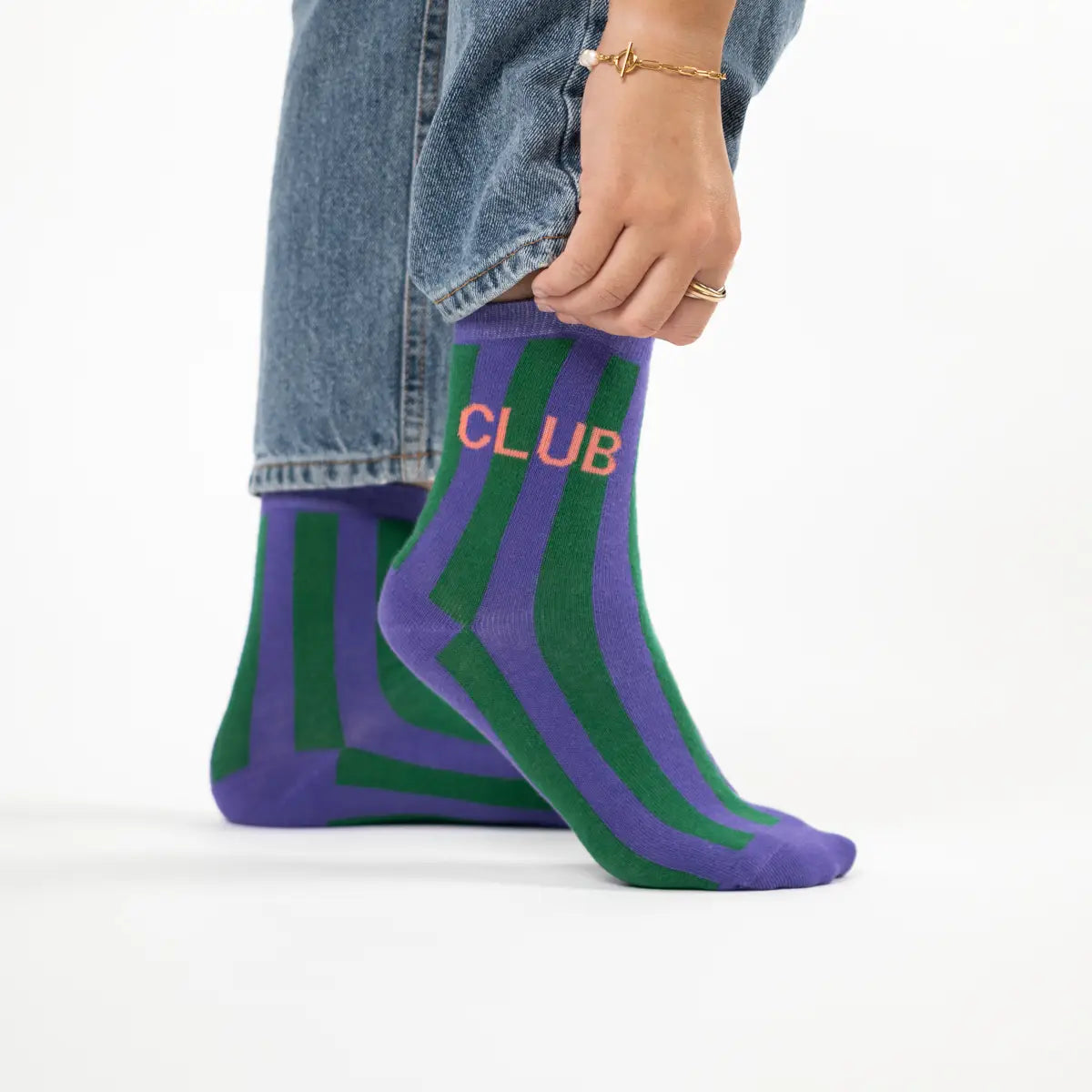 Chaussettes rayées - Club