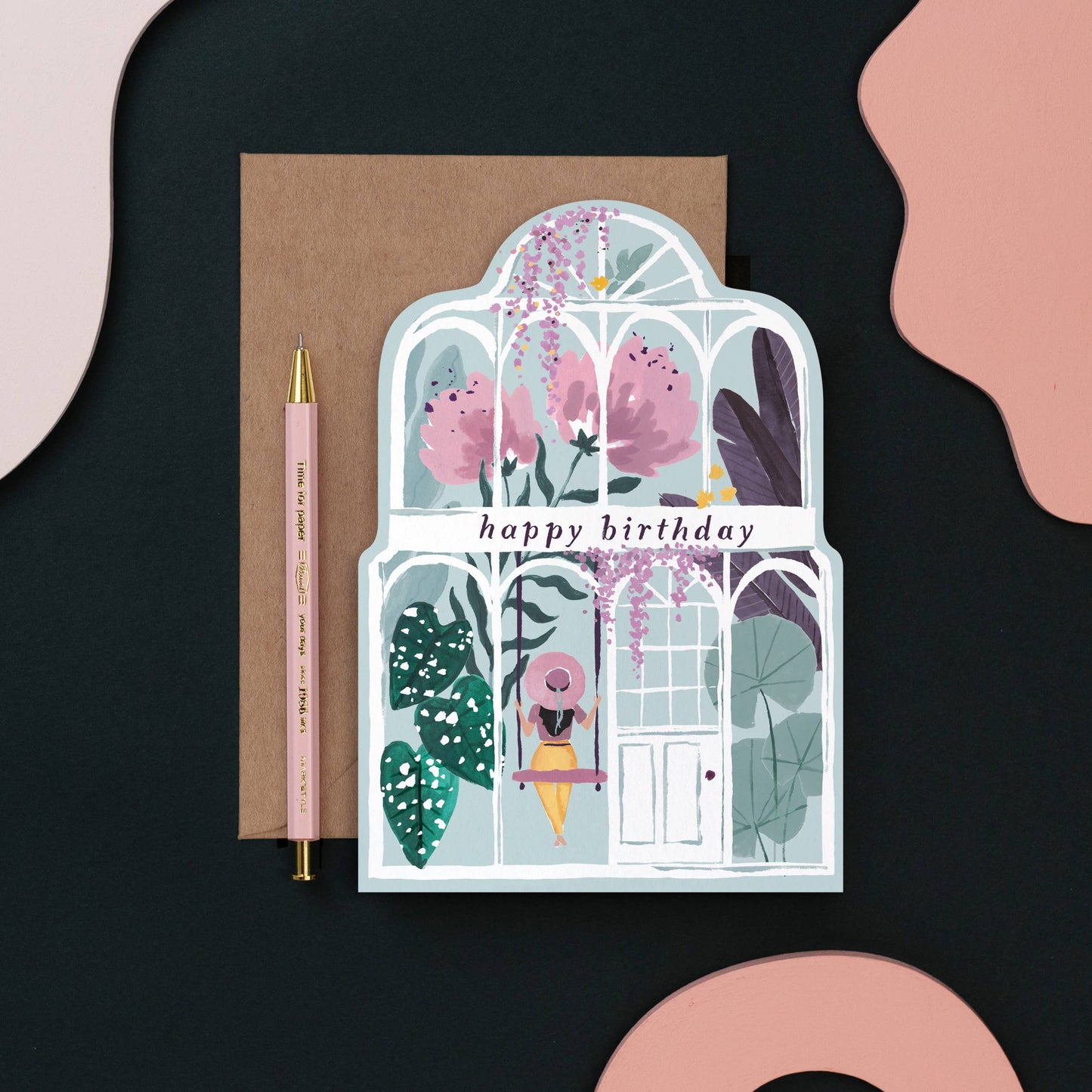 Carte d'anniversaire Greenhouse | SISTER PAPER CO