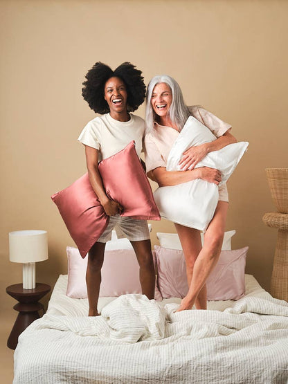 Taie d'Oreiller 100% Pure Soie de Mûrier: Champagne EMILY'S PILLOW