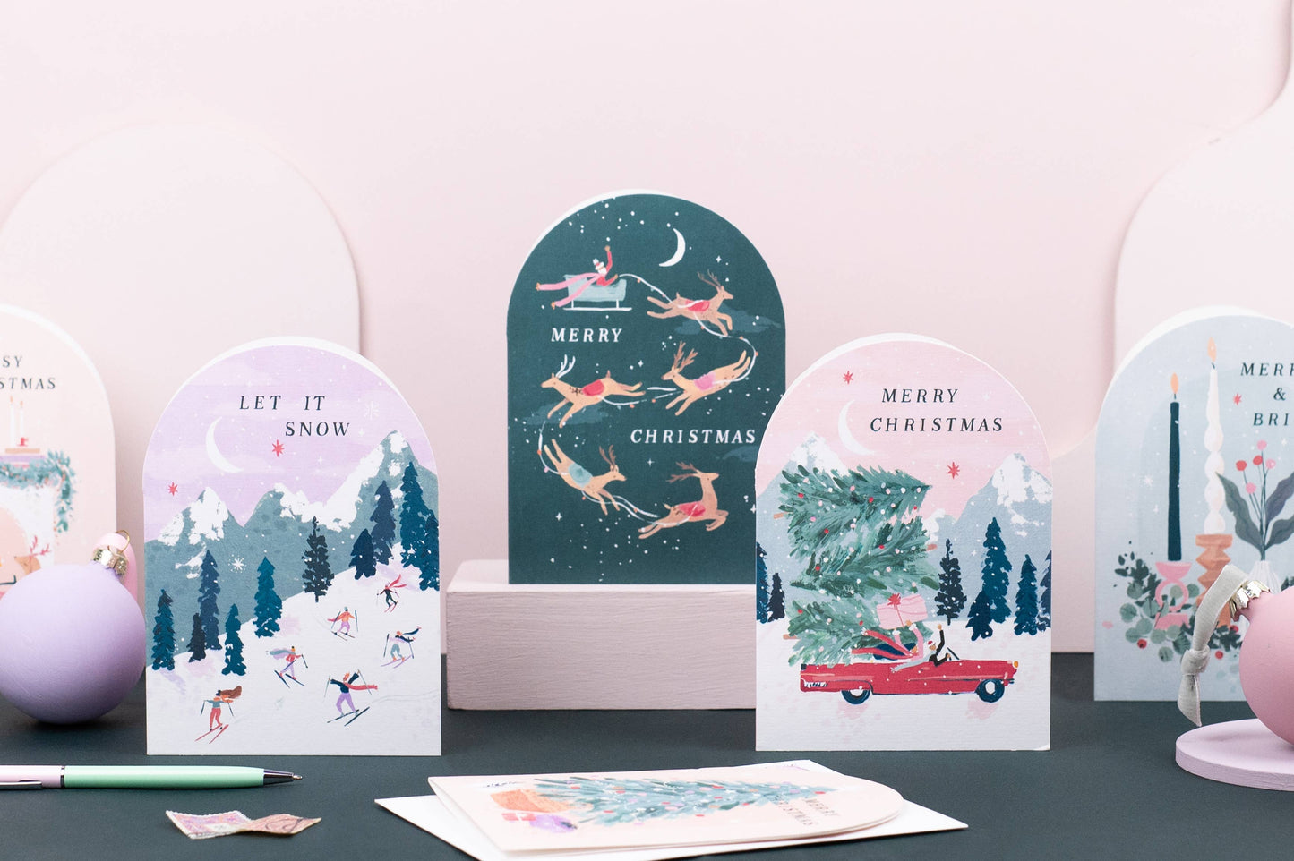 Carte de Noël Renne | Cartes de Fêtes  SISTER PAPER CO