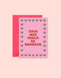 Carte "voeux" : Tous mes voeux de bonheur  (avec enveloppe)